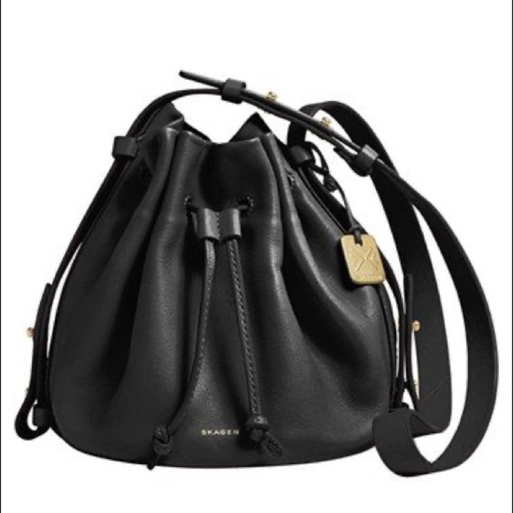Skagen 'Mini Ibsen Dumpling' Slouchy Bucket Bag